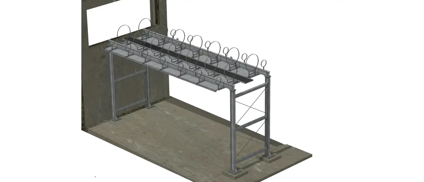 3D model af rørbro